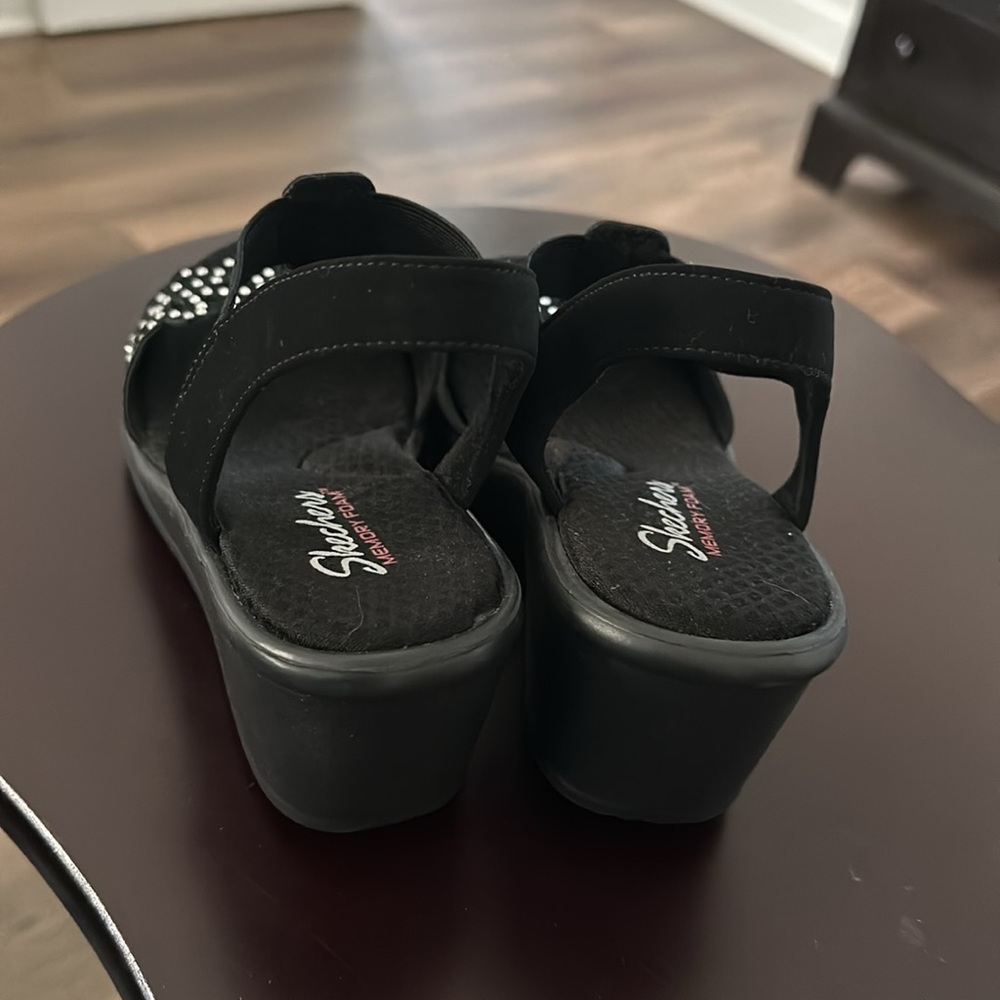 Skechers Cali Rumblers Queen B Wedge Sanda. Size 9. New with out box. - Picture 7 of 11